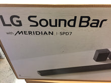 Load image into Gallery viewer, LG SPD7R 7.1 Channel High-Resolution Bluetooth SoundBar with Rear Speaker Kit