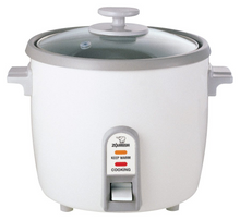 Load image into Gallery viewer, Zojirushi NHS-10 6-Cup Rice Cooker & Steamer - White