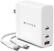 Load image into Gallery viewer, HyperJuice 140W USB-C Charger PD 3.1 Adapter 3-Port Foldable Wall Plug HJG140