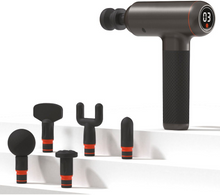 Load image into Gallery viewer, Sharper Image 1017309 Powerboost Plus Deep Tissue Percussion Massager - Black