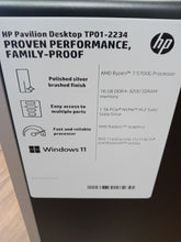 Load image into Gallery viewer, HP Pavilion Desktop TP01-2234 PC AMD Ryzen 7 5700G 16GB Ram 1TB SSD Win11 WiFi