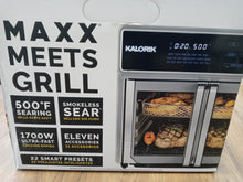 Load image into Gallery viewer, Kalorik MAXX Air Fryer Oven Grill 26QT Digital Stainless Steel AFO 47631 SS2