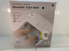 Load image into Gallery viewer, Sharper Image - Hydro Spa Plus Foot Bath Massager, Heated with Rollers (1014495)