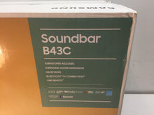 Load image into Gallery viewer, Samsung HW-B43C 2.1 Channel Bluetooth Soundbar with Dolby Audio - Black