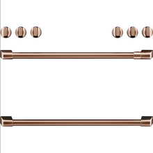 Load image into Gallery viewer, Café Induction Range Brushed Copper Knobs and Handles Set - CXFCHHKPMCU