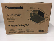 Load image into Gallery viewer, Panasonic WhisperCeiling DC FV-0511VQ1 Bathroom Exhaust Fan 50/80/110 CFM Quiet