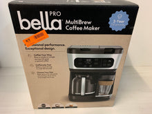 Load image into Gallery viewer, Bella Pro 90228 MultiBrew 12-Cup Drip & Single-Serve Coffee Maker Stainless