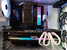 Load image into Gallery viewer, Custom White Gaming PC AMD Ryzen 5 5600X 32GB 1TB M.2 Win11 RTX 3070 Ti 8GB
