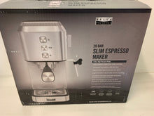 Load image into Gallery viewer, Bella Pro Series 20-Bar Slim Espresso Maker Stainless Steel 90269