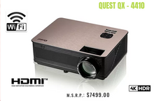 Load image into Gallery viewer, Quest QX Series QX4410 4K Laser Technology Android Smart Projector