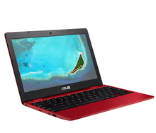 Load image into Gallery viewer, Asus Chromebook C223N 11.6" Intel N3350 4GB 32GB eMMC ChromeOS Red C223N-DH02-RD