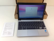Load image into Gallery viewer, Asus C201PA-DS02 11.6" Chromebook Quad Core 1.8Ghz 4GB 16GB eMMC Navy Blue