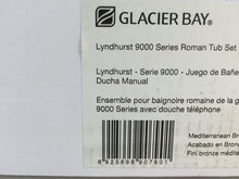Load image into Gallery viewer, Glacier Bay 883-0027H2 Lyndhurst 3-Handle Roman Tub Faucet Mediterranean Bronze