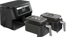 Load image into Gallery viewer, Ninja DZ090 Foodi 6qt. 5-in-1 Air Fryer 2-Basket with DualZone Technology