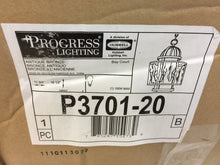 Load image into Gallery viewer, Progress Lighting P3701-20 Bay Court 1-Light Foyer Pendant Antique Bronze