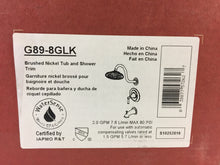Load image into Gallery viewer, Pfister G89-8GLK Saxton 1-Handle Tub & Shower Faucet Trim Kit Brushed Nickel