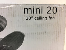 Load image into Gallery viewer, Monte Carlo 4MC20BS Mini 20 - 20 in. Brushed Steel Ceiling Fan