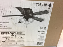 Load image into Gallery viewer, Hampton Bay 91608 Maris 44" LED Oil Rubbed Bronze Ceiling Fan 769119