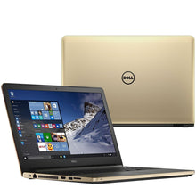 Load image into Gallery viewer, Laptop Dell Inspiron 17 5755 17.3" AMD A6-7310 2.0Ghz 6GB 1TB Win 10, Gold