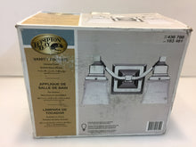 Load image into Gallery viewer, Hampton Bay 05659 2-Light Chrome Vanity Light with Etched Glass Shades 436788