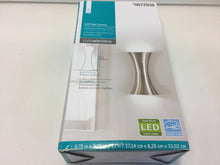 Load image into Gallery viewer, Style Selections HDO0482L-4 6.75" Brushed nickel Pocket LED Wall Sconce 672938