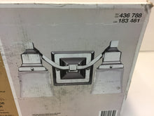 Load image into Gallery viewer, Hampton Bay 05659 2-Light Chrome Vanity Light with Etched Glass Shades 436788