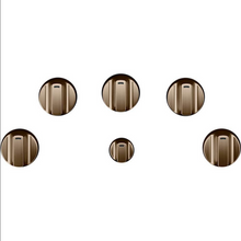 Load image into Gallery viewer, GE Knobs for Café Gas Cooktops CXCG1K0PMBZ (Set of 5) - Brushed bronze