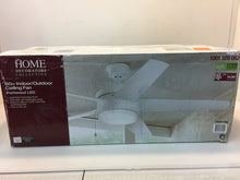 Load image into Gallery viewer, Home Decorators YG528-WH Portwood 60" LED Indoor/Outdoor White Ceiling Fan