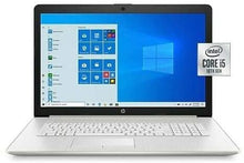 Load image into Gallery viewer, Laptop Hp 17-by3065st 17.3" Intel i5-1035G1 8GB 1TB HDD + 128GB SSD Win10 Silver