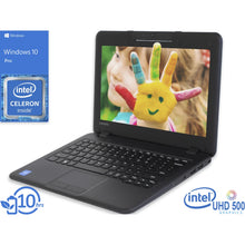Load image into Gallery viewer, Laptop Lenovo 100e 11.6" Intel Celeron N3350 4GB 128GB eMMC Win10 Pro 81CYX502US