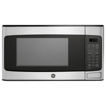 Load image into Gallery viewer, GE 1.1 cu. ft. Countertop Microwave in Stainless Steel JES1145SHSS