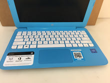 Load image into Gallery viewer, Laptop HP Stream 11-y010nr 11.6" Intel Celeron N3060 1.6GHz 4GB 32GB Win10 Blue