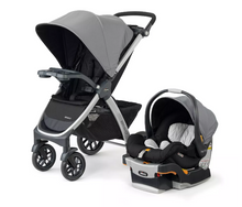 Load image into Gallery viewer, Chicco Bravo 3-in-1 Quick Fold Travel System - Camden