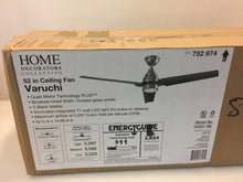 Load image into Gallery viewer, HDC YG591-BN Varuchi 52" Integrated LED Brushed Nickel Ceiling Fan 752974