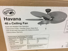 Load image into Gallery viewer, Hampton Bay 51329 Havana 48 in. Cappuccino Outdoor Ceiling Fan 600526