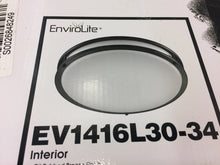 Load image into Gallery viewer, EnviroLite 16" Oil Rubbed Bronze Low-Profile LED Ceiling Light EV1416L30-34