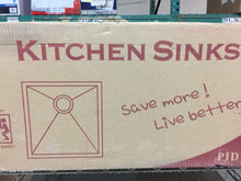 Load image into Gallery viewer, AKDY KS0080 Handcrafted All-in-1 Undermount Stainless 25"x22"x9" Kitchen Sink