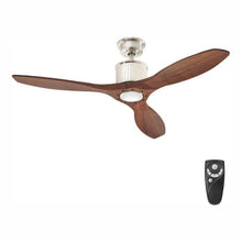 Load image into Gallery viewer, Home Decorators Reagan 52 in. LED Indoor Brushed Nickel Ceiling Fan YG423-BN