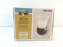 Load image into Gallery viewer, Hampton Bay 1-Light Oil Rubbed Bronze Sconce 666692