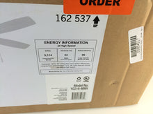 Load image into Gallery viewer, Hampton Bay YG216-MWH Roanoke 48 in. White Ceiling Fan with Light 162537
