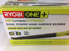 Load image into Gallery viewer, Ryobi P2170 ONE+ 150 MPH 200 CFM 18V Li-Ion Hybrid Leaf Blower/Sweeper