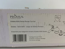 Load image into Gallery viewer, Pegasus 65602-8196H Estates Series 2-Handle Roman Tub Faucet, Heritage Bronze