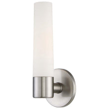 Load image into Gallery viewer, Hampton Bay 15141 Arla 1-Light Brushed Nickel Sconce 1000036992