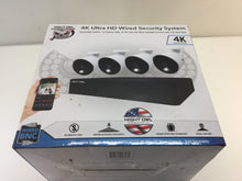 Load image into Gallery viewer, Night Owl 12-Channel 4-Camera 4K Indoor/Outdoor Security System with 1TB HDD DVR