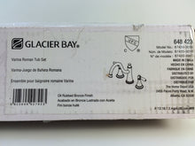 Load image into Gallery viewer, Glacier Bay 67420-3016 Varina Deck-Mount Roman Tub Faucet, Oil Rubbed Bronze