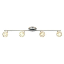 Load image into Gallery viewer, Hampton Bay 20556-001 4-Light Chrome Fixed Track Lighting Kit Bar 1002432752