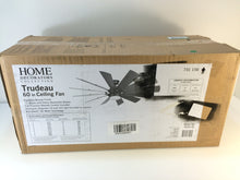 Load image into Gallery viewer, Home Decorators YG545-EB Trudeau 60" LED Espresso Bronze Ceiling Fan 1001693781