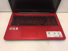 Load image into Gallery viewer, Laptop Asus X555DA-BB11 15.6" AMD A10-8700P 1.8Ghz 8GB 1TB Win10 RED