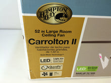 Load image into Gallery viewer, Hampton Bay AM215-ORB Carrolton II LED 52" Oil-Rubbed Bronze Ceiling Fan