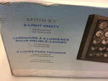 Load image into Gallery viewer, Kichler 37416 Krystal Ice 3-Light 17.8" Bronze Rectangle Vanity Light 759887